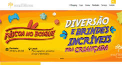 Desktop Screenshot of bosquegraopara.com.br